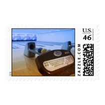 Bowling Score Machine Postage Stamps