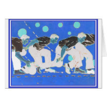 Bowling Sequence Greeting Cards
