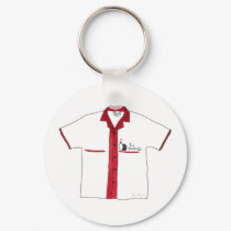 Bowling Shirt Keychain