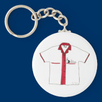 Bowling Shirt Keychain