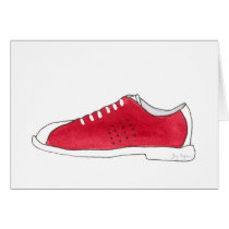 Bowling Shoe Cards