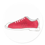 Bowling Shoe Sticker