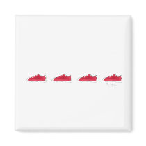 Bowling Shoes Magnet by ginyhogan Bowling Shoes Magnet