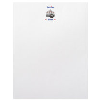 Bowling Sister Hearts Customized Letterhead