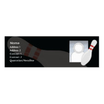 Bowling - Skinny business cards