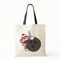 Bowling Sock Monkey bags