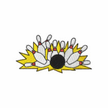 Bowling Splash embroidered shirts by ZazzleEmbroidery Bowling Splash embroidered shirts