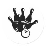 Bowling Sticker