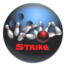 Bowling Round Sticker