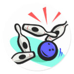 Bowling Sticker