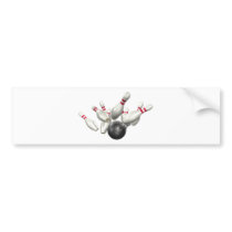 Bowling Strike Bumper Stickers