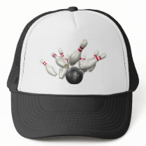Bowling Strike Mesh Hat