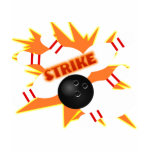 bowling strike tee shirts