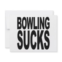 Bowling Sucks invitations