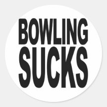 Bowling Sucks Sticker