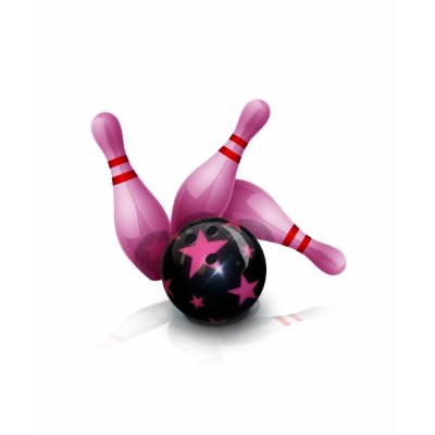 Bowling Team - Ball And Pins. T-shirts
