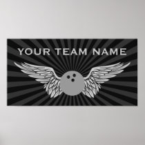 bowling team name print