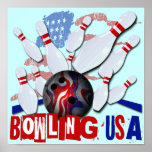Bowling USA Print