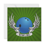 Bowling Wings Invitation