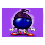 Bowling Wizard Greeting Cards
