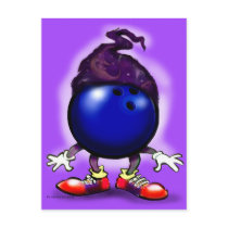 Bowling Wizard Post Cards
