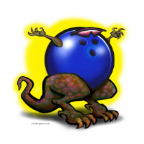 BowlingZilla t-shirts by FunGraphix BowlingZilla t-shirts