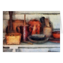 Bowls, Basket and Wooden Spoons cards