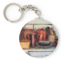 Bowls, Basket and Wooden Spoons keychains