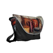 Bowls, Basket and Wooden Spoons rickshaw messenger bags