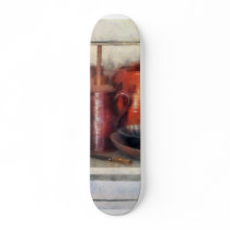 Bowls, Basket and Wooden Spoons skateboards