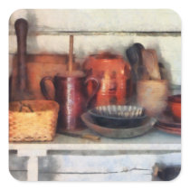 Bowls, Basket and Wooden Spoons stickers