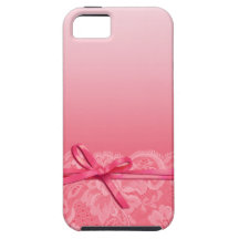 Bows Ribbon & Lace | pink iPhone 5 Covers