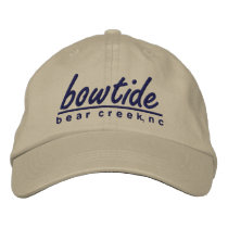 bowtide embroidered hat (khaki)
