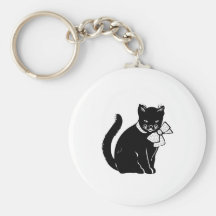 Bowtie Cat Keychains