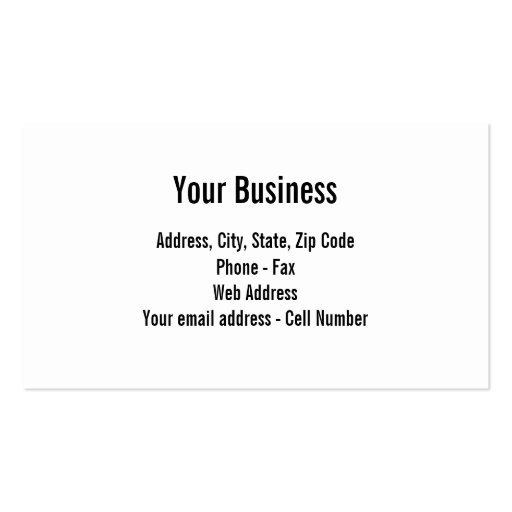 Bowtie Madness Business Card (back side)