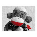 Bowty The Sock Monkey Postcard