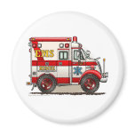 Box Ambulance EMS EMT Emergency Refrigerator Magnet