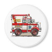 Box Ambulance EMS EMT Emergency Refrigerator Magnet