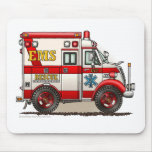 Box Ambulance EMS EMT Emergency Mouse Pad