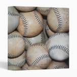 Box of Baseballs 3 Ring Binder