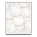 Box of Baseballs Custom Letterhead