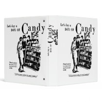 Box of Candy Advertisement Avery Binder