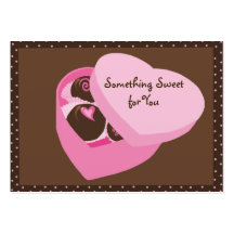 Box of Chocolates Gift Tag Business Cards