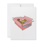 box of donut holes invite