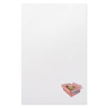 box of donut holes personalized stationery