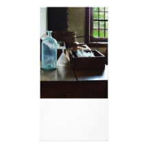 Box of Test Tubes Photo Card Template