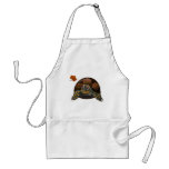 Box Turtle With Autumn Leaf Aprons