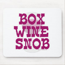 Box Wine Snob mousepads