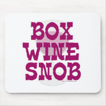 Box Wine Snob mousepads