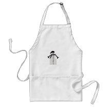 boxed snowman aprons